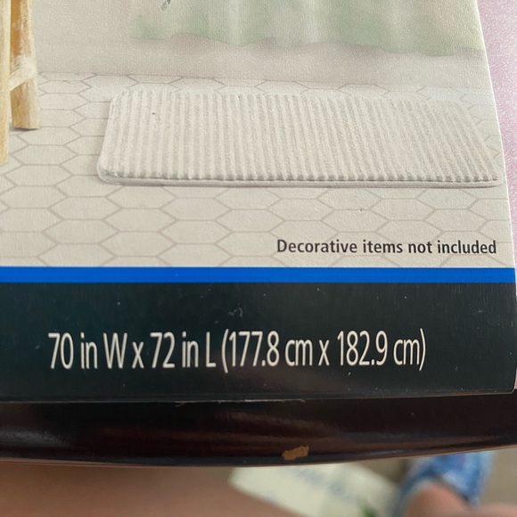 Unicorn shower curtain,PLASTIC,NWT,unicorn pattern,original packaging - Picture 5 of 8